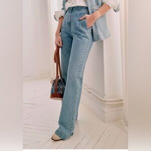 Sezane Martin Denim Trousers